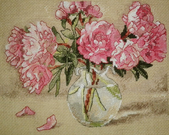 Работа «Пионы»