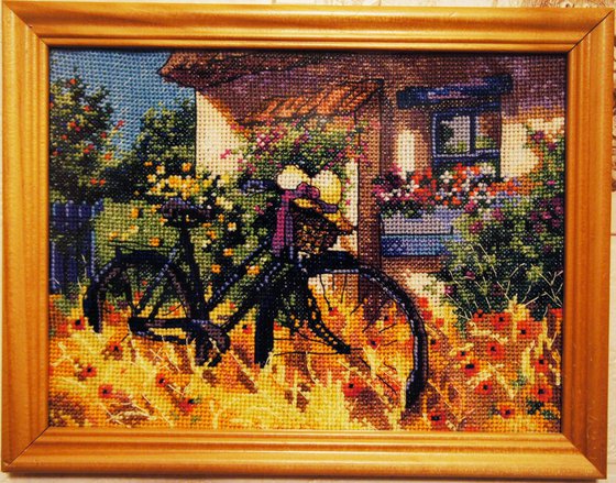 Работа «Велосипед в полдень»