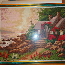 Работа «домик оформлен в рамку»