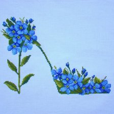 Работа «Цветочная туфелька 3»