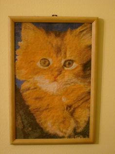 Работа «Рыжий котёнок»