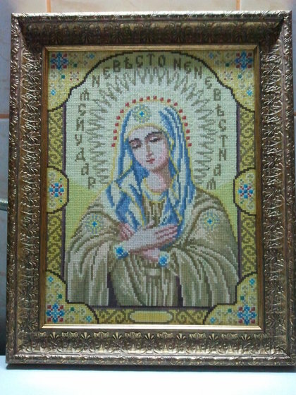 Работа «Икона Божией Матери «Умиление»»