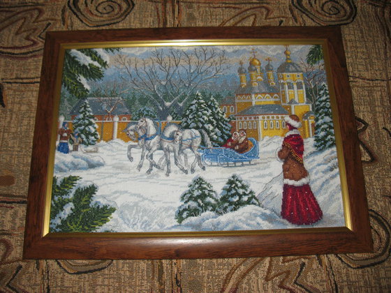 Работа «Русская тройка»