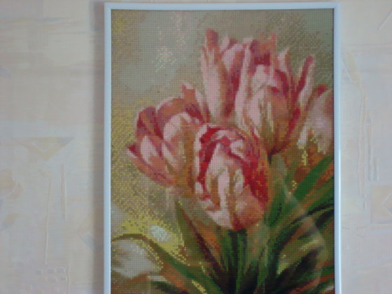 Работа «Тюльпаны»