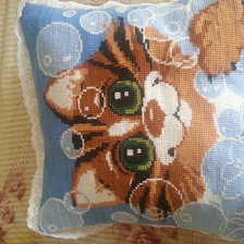 Работа «подушка для сыночка»