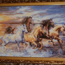 Работа «В лучах заката»