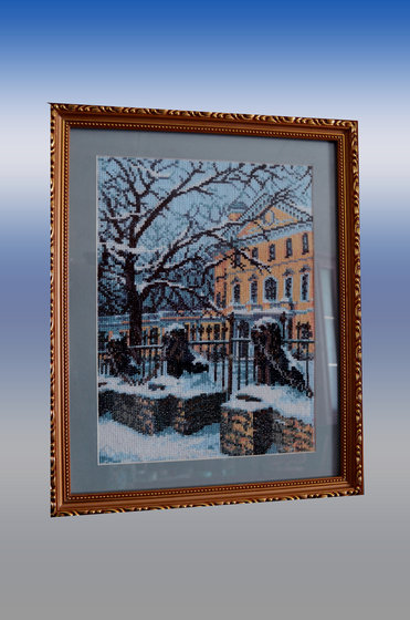 Работа «Зимний Петербург»