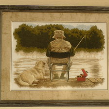 Работа «На рыбалке. Оформлена!»