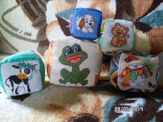 Работа «Кубики для дочки»