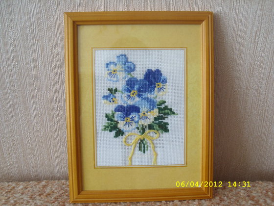 Работа «"Анютины глазки"»