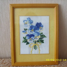 Работа «"Анютины глазки"»