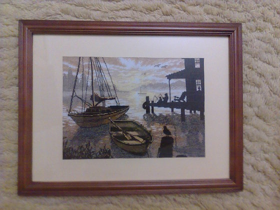 Работа «Закат на море»