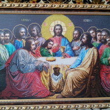 Работа «"Свята вечеря" бисер»