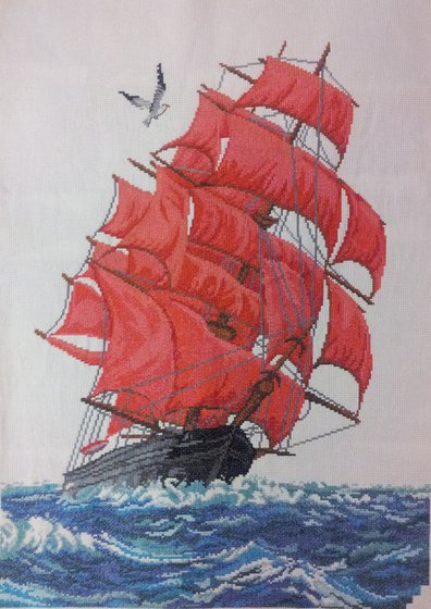 Работа «Алые паруса надежды!»