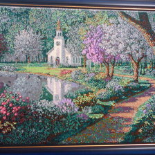 Работа «Цветущая аллея»