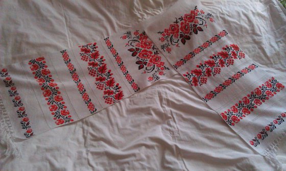 Работа «Украинский рушник»