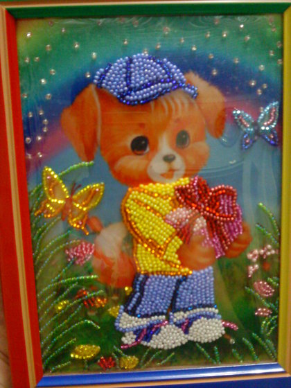 Работа «Собачка-детская серия»