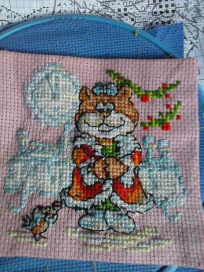 Работа «Новый год в дом идет»