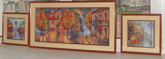 Работа «Краски октября, Осенний сюжет, Дождливый вечер»