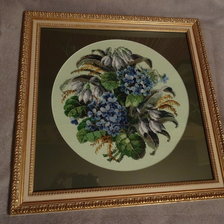 Работа «букет  в  оформлении (по  старинной  схеме)»