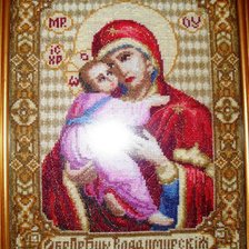 Работа «Икона Владимировской Богоматери»