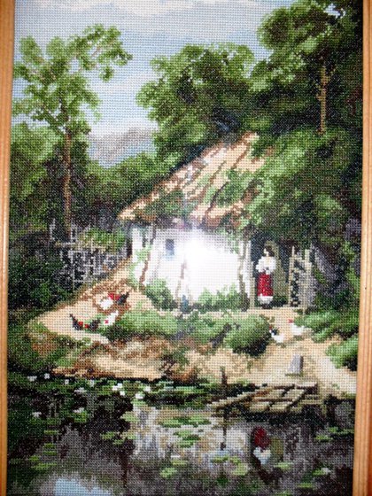 Работа «Хата у пруда. По картине А.Киселева»