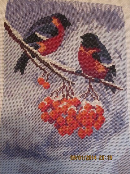 Работа «Снегири»