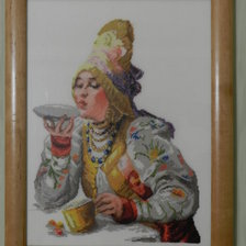 Работа «боярышня за чаем»