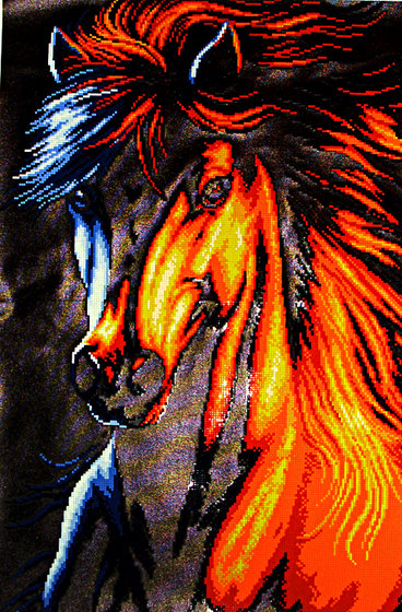 Работа «Лошадь (алмазная техника)»