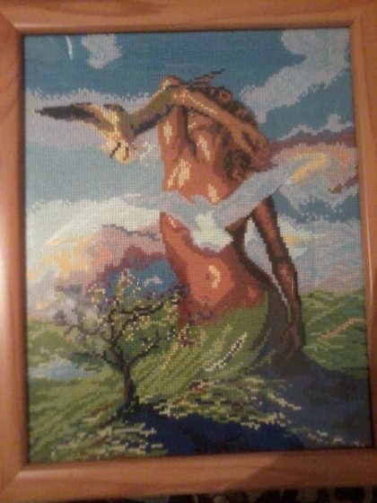 Работа «девушка-весна»