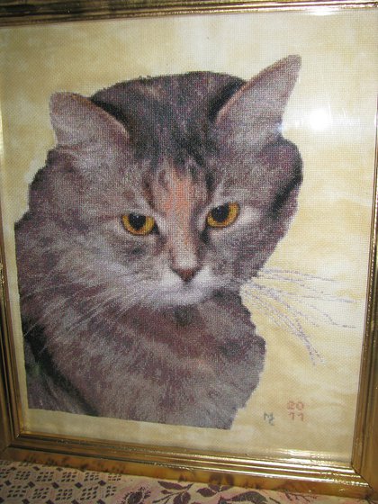 Работа «Кошка»