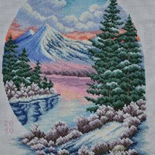 Работа «Зимний пейзаж»