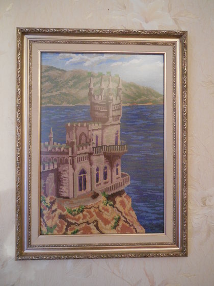 Работа «Замок Ласточкино гнездо»