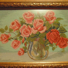 Работа «Букет роз»