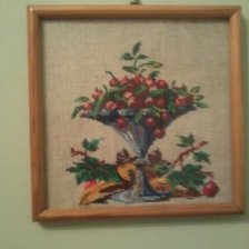 Работа «ваза с вишней»