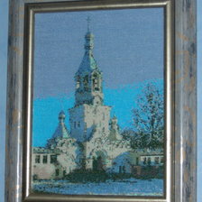 Работа «Великий Новгород, Десятинный монастырь зимой.»