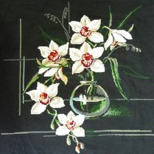 Работа «Орхидеи»