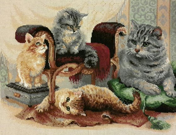 Работа «*Кошачье семейство* Риолис»