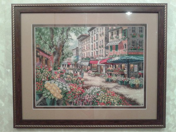 Работа «Парижский рынок»