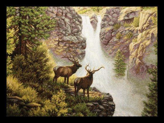 Работа «У водопада.»