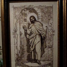 Работа «"Исус стучится в Твою дверь"»