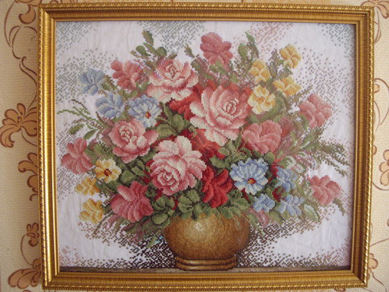 Работа «летний букет»