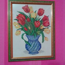 Работа «Тюльпаны»