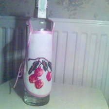 Работа «Фартушек на бутылку»