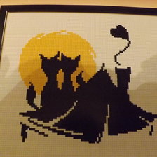 Работа «влюбленные коты 4»