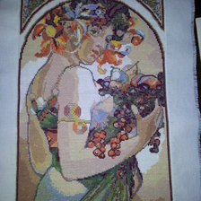 Работа «Девушка с фруктами»