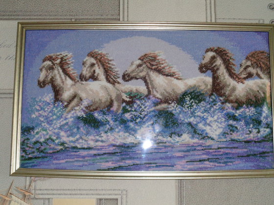 Работа «вышивка крестом»