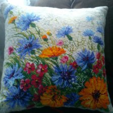 Работа «Подушка "Мавританский газон"»