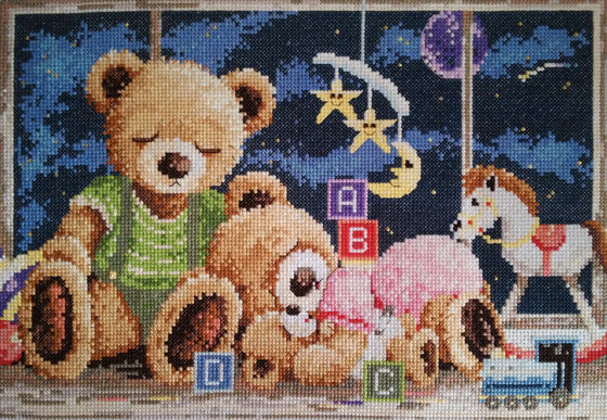 Работа «Спящие медвежата»