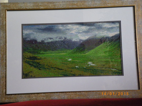 Работа «Исландия, долина»